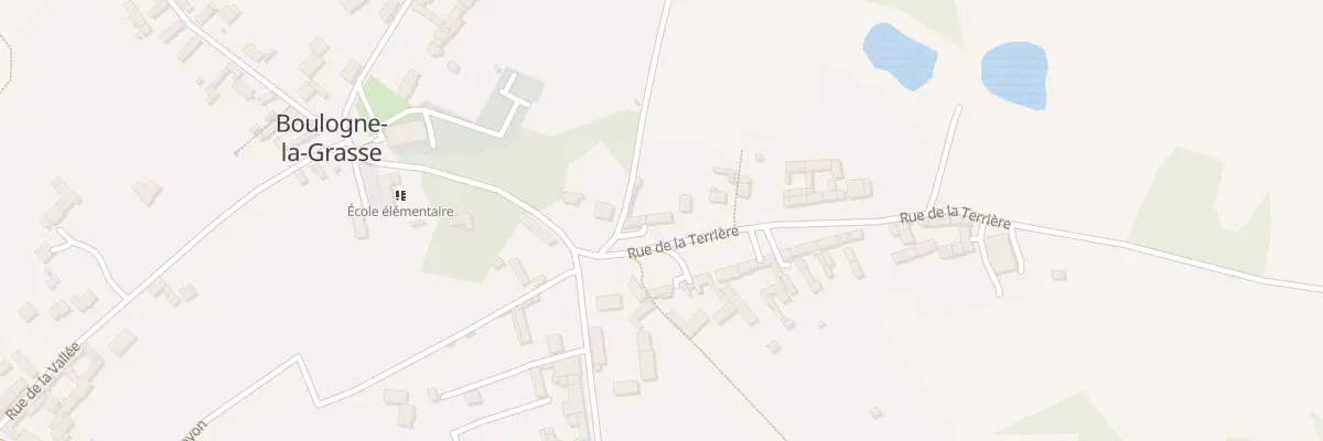 Plan du 3 Rue de la Terrière à Boulogne-la-Grasse