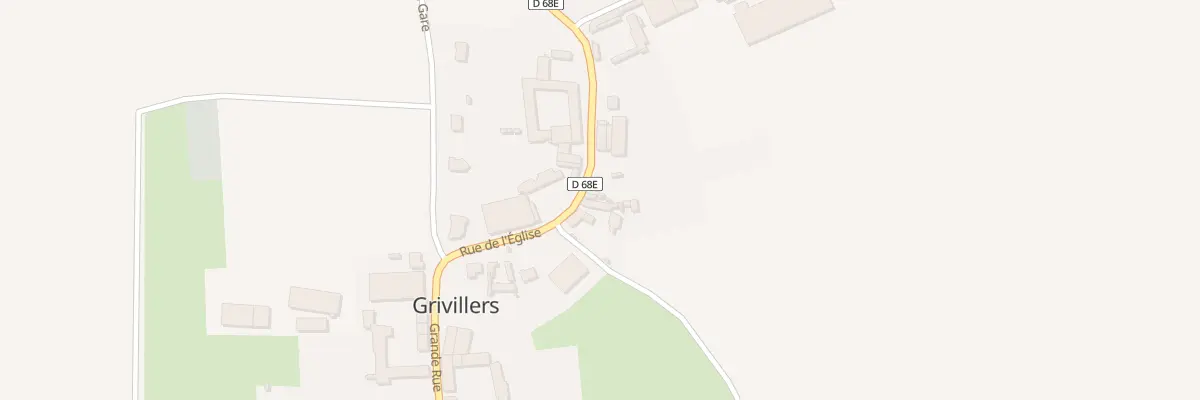 Plan du 14 Rue de l’Eglise à Grivillers