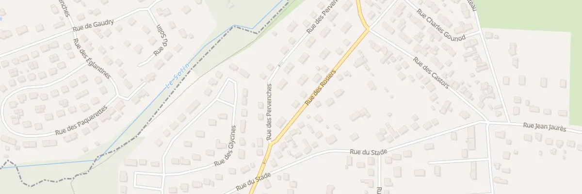 Plan du 5 Rue des Rosiers à Villemandeur