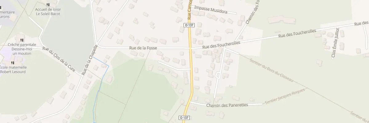 Plan du 2 Rue Jeanne Blanchot à Bois-le-Roi