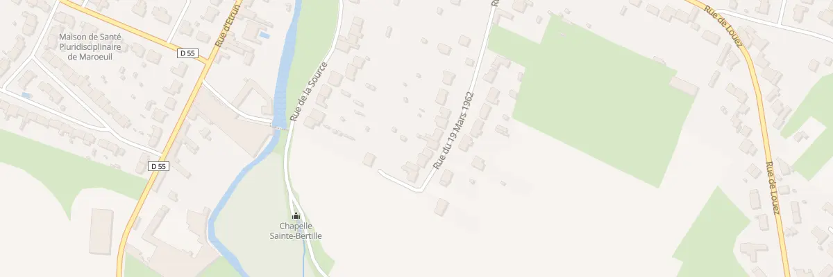 Plan du 278 Rue du 19 Mars 1962 à Marœuil