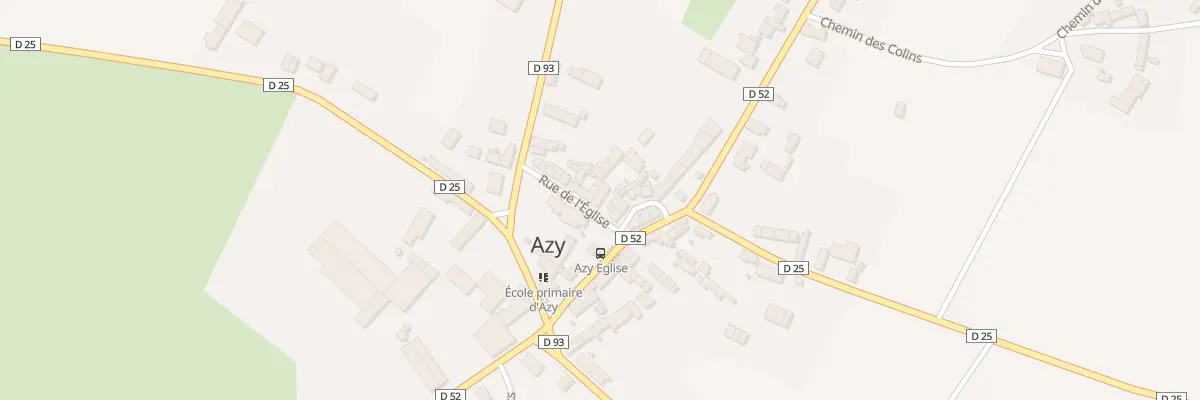 Plan du 12 Rue de l’Eglise à Azy