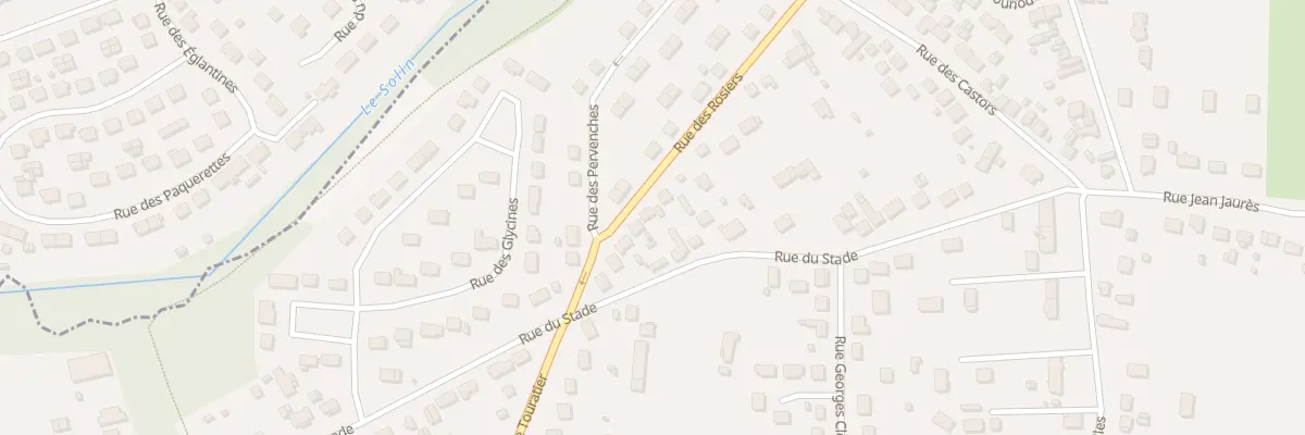 Plan du 6 Rue des Rosiers à Villemandeur