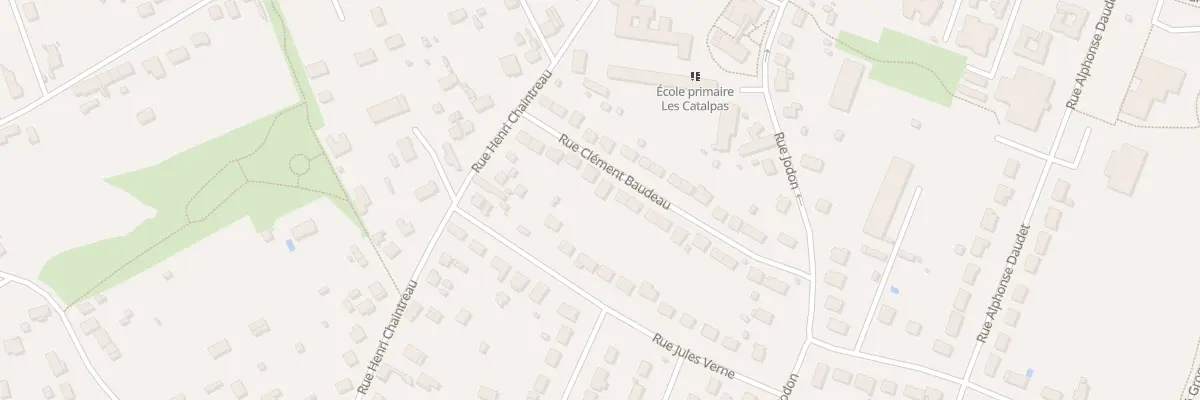 Plan du 21 Rue Clément Baudeau à Villemandeur