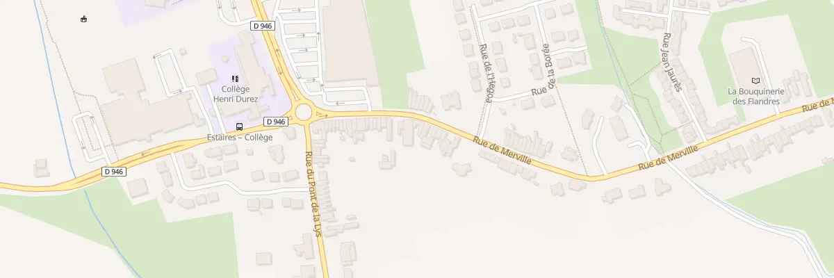 Plan du 235 Rue de Merville à Estaires