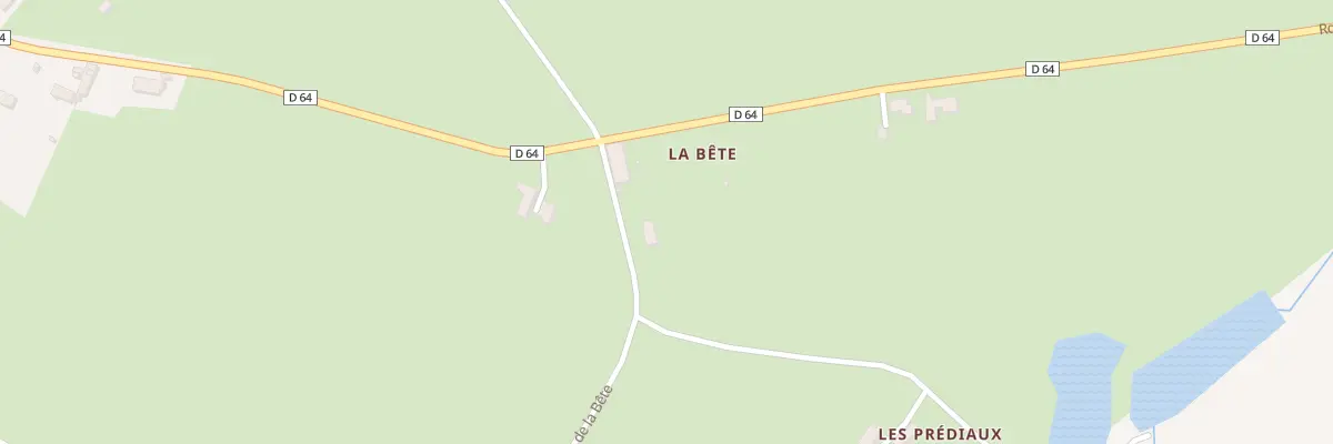 Plan du 3 La Bete à Ainay-le-Château