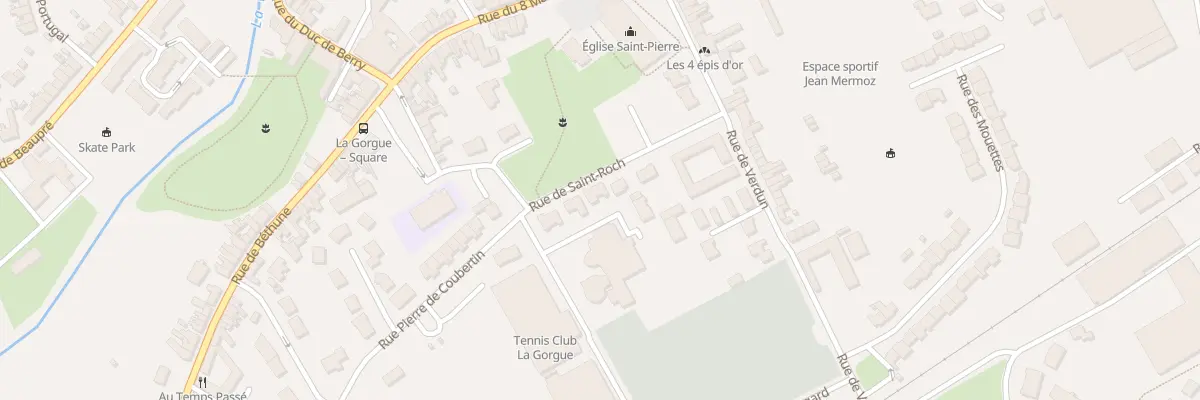 Plan du 7 Rue Saint Roch à La Gorgue