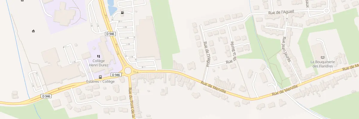 Plan du 218 Rue de Merville à Estaires