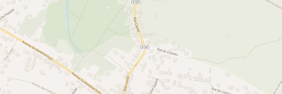 Plan du 33 Rue Carnot à Bois-le-Roi