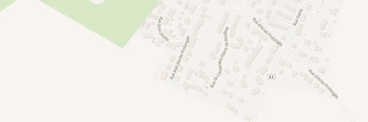 Plan du 6 Rue Jean Jaures Prolongee à Ablain-Saint-Nazaire