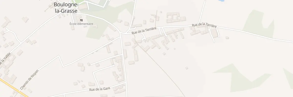 Plan du 4 Rue de la Terrière à Boulogne-la-Grasse