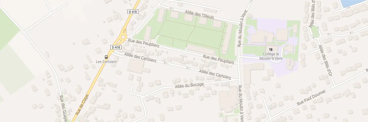 Plan du 22 All des Cerisiers à Thorigny-sur-Marne