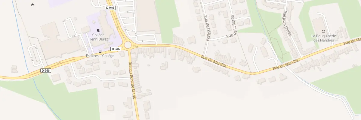 Plan du 237 Rue de Merville à Estaires