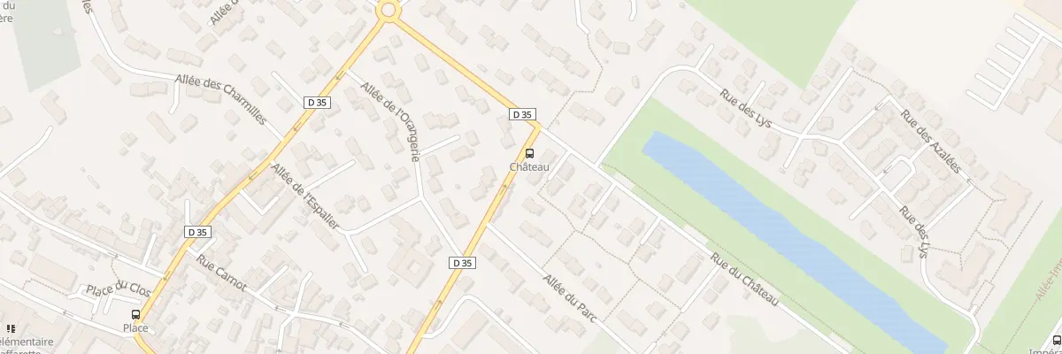 Plan du 25 Rue du Chateau à Ferrières-en-Brie