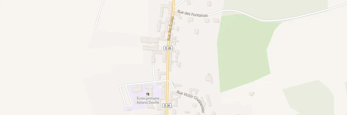 Plan du 30 Rue des Ecoles à Canly