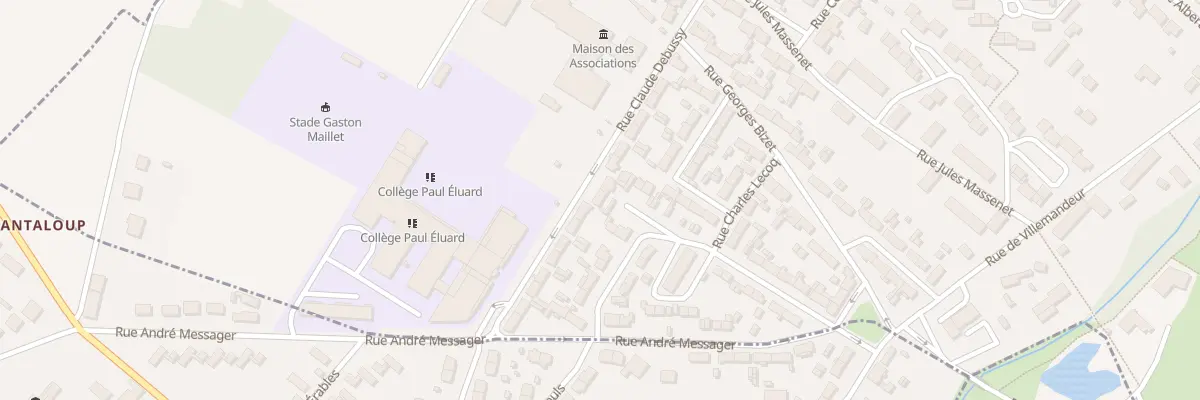 Plan du 17 Rue Claude Debussy à Châlette-sur-Loing