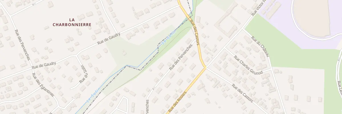 Plan du 23 Rue des Pervenches à Villemandeur