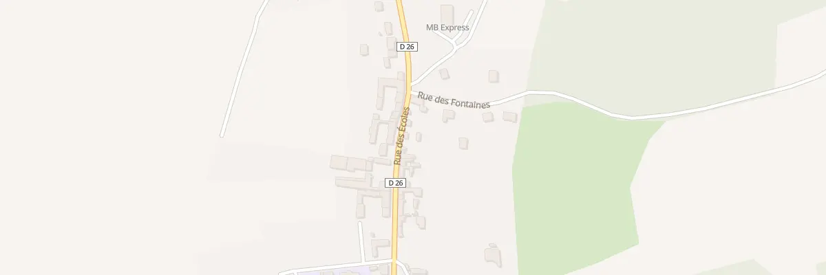 Plan du 38 Rue des Ecoles à Canly