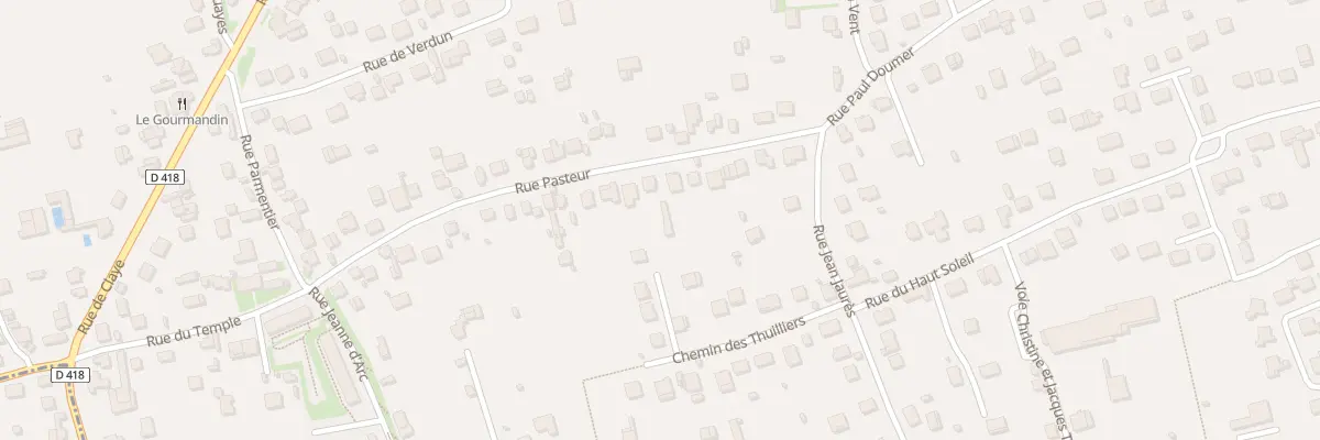 Plan du 36 Rue Pasteur à Thorigny-sur-Marne