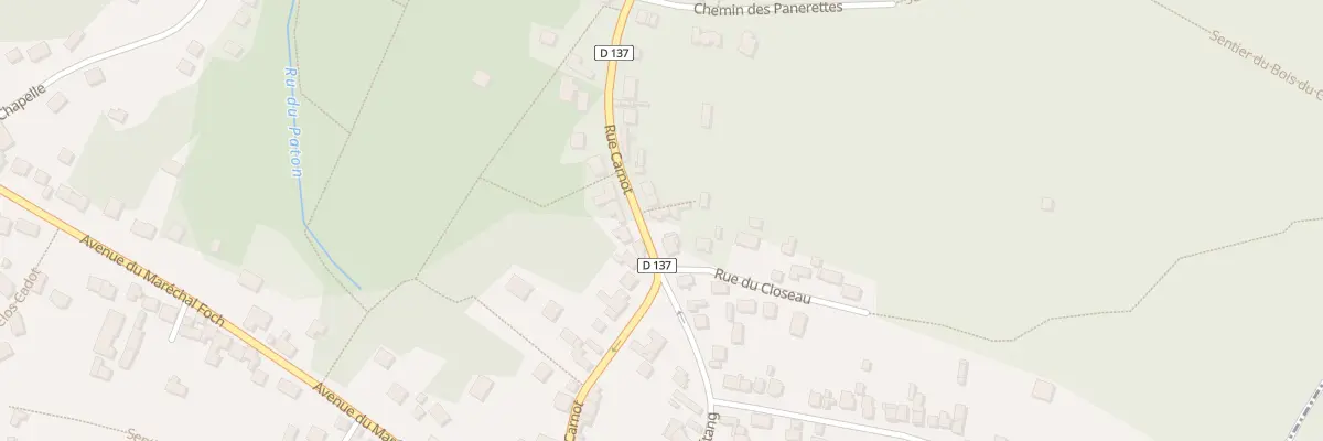 Plan du 22 Rue Carnot à Bois-le-Roi