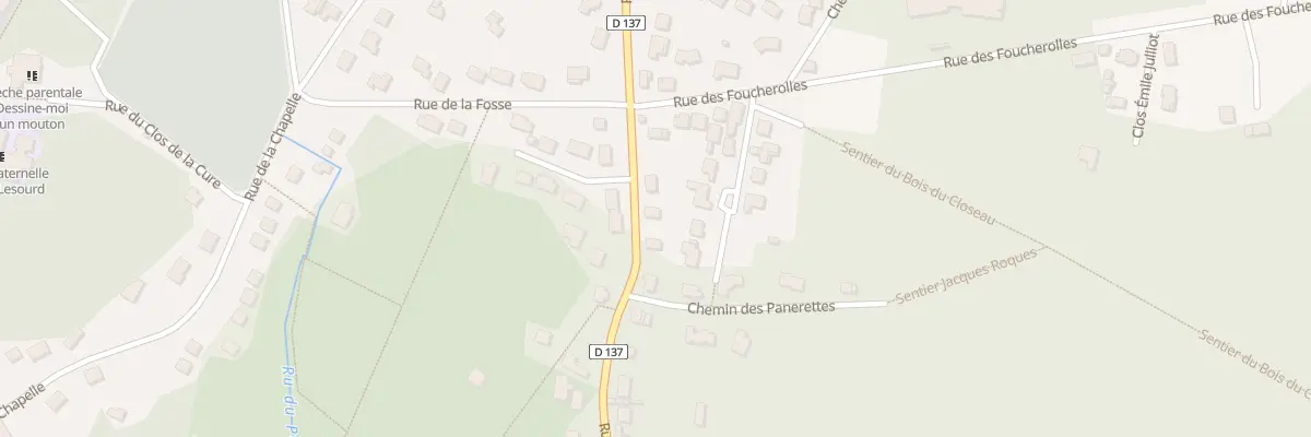 Plan du 44 Rue Carnot à Bois-le-Roi
