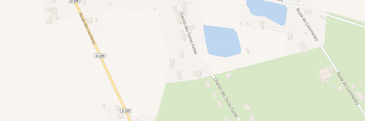Plan du 33 Che des Terres Fortes à Chamblet