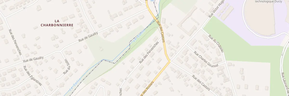 Plan du 25 Rue des Pervenches à Villemandeur