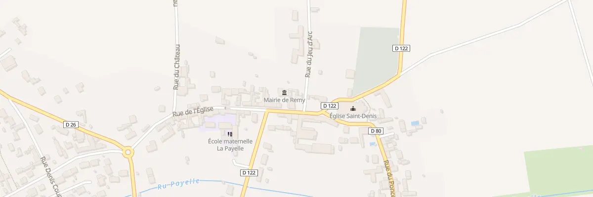 Plan du 96 Rue de l’Eglise à Remy