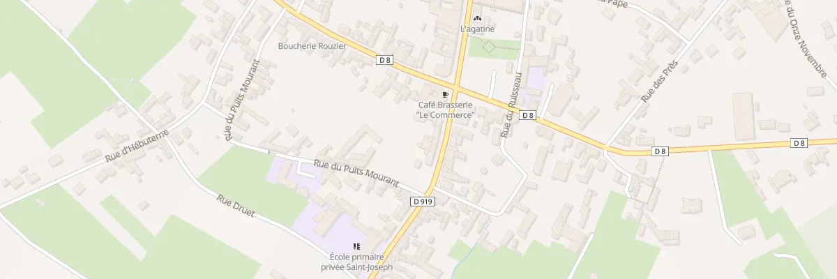 Plan du 8 Rue de la Carte à Bucquoy