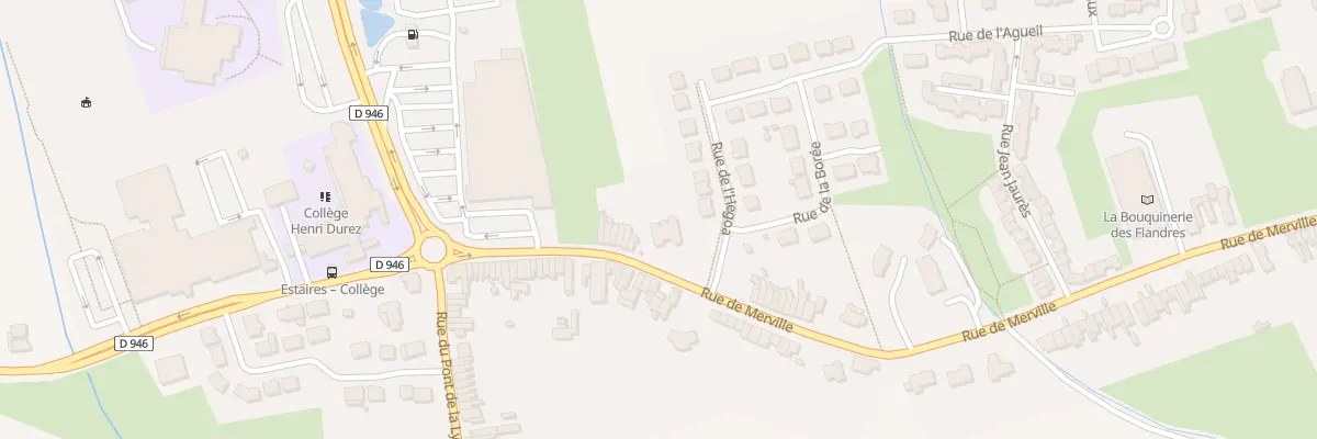 Plan du 214 Rue de Merville à Estaires