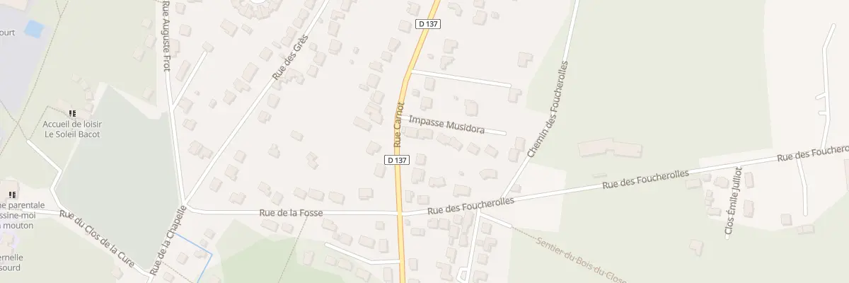 Plan du 4 Imp Musidora à Bois-le-Roi