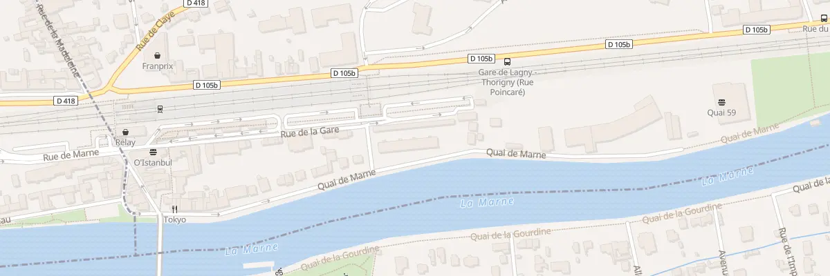 Plan du 51 Quai de Marne à Thorigny-sur-Marne