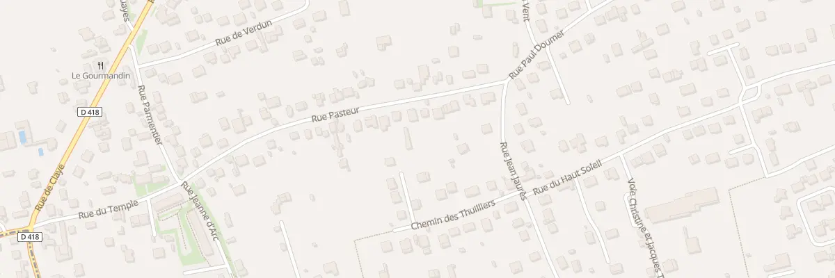 Plan du 36B Rue Pasteur à Thorigny-sur-Marne