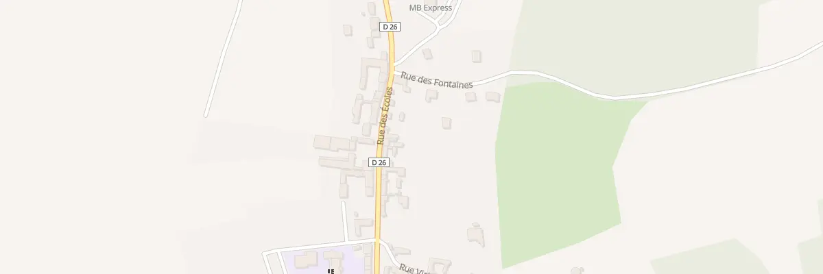 Plan du 36 Rue des Ecoles à Canly