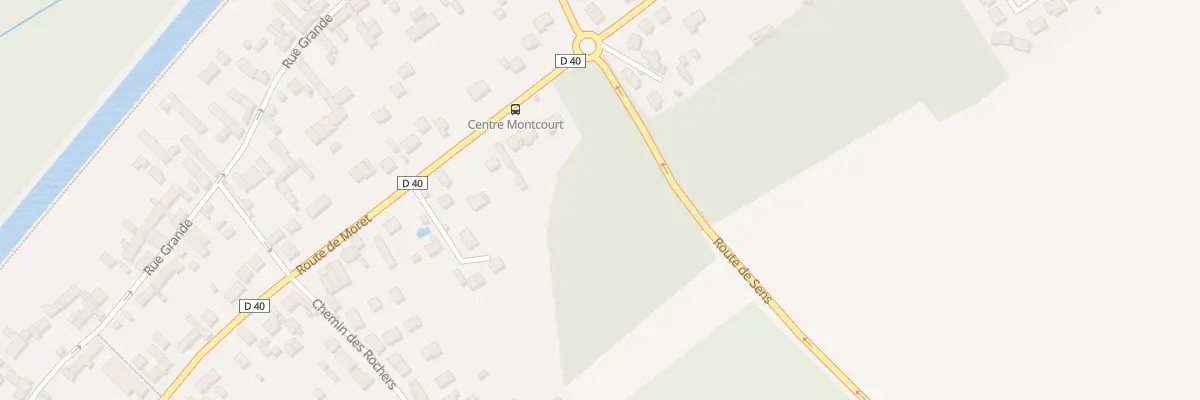 Plan du 72 Rte de Moret à Moncourt-Fromonville