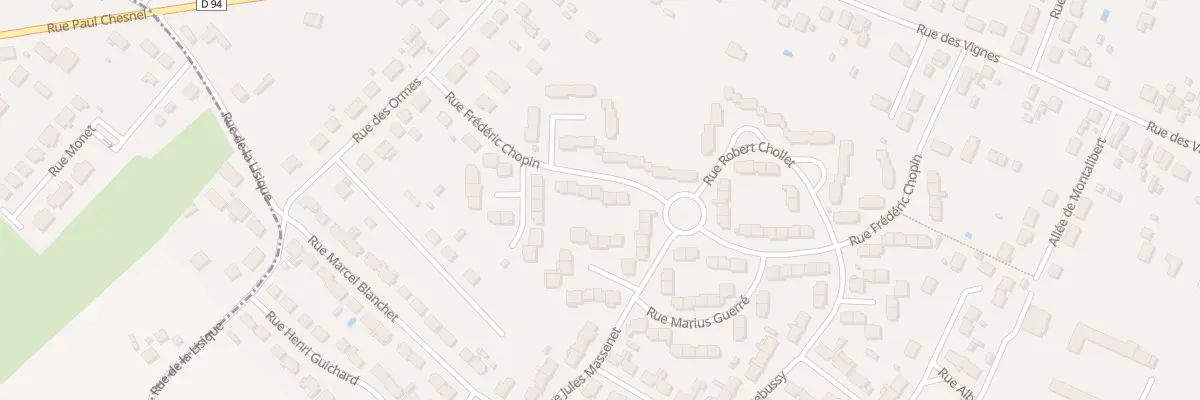 Plan du 8 Rue Frédéric Chopin à Châlette-sur-Loing