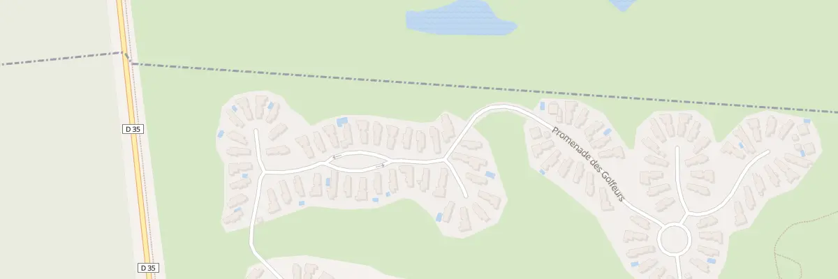 Plan du 27 Prom des Golfeurs à Bussy-Saint-Georges