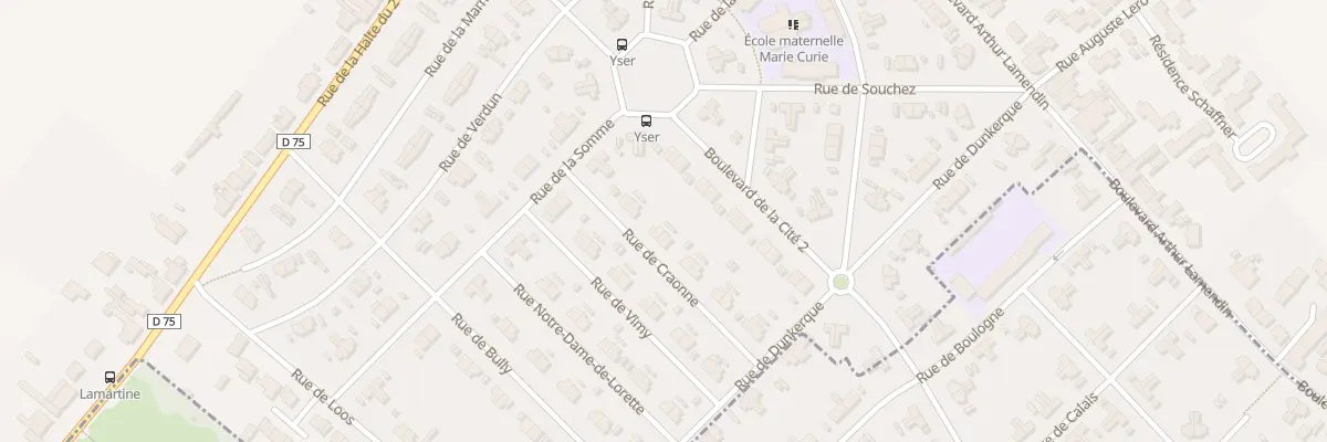 Plan du 16 Rue de Craonne à Mazingarbe
