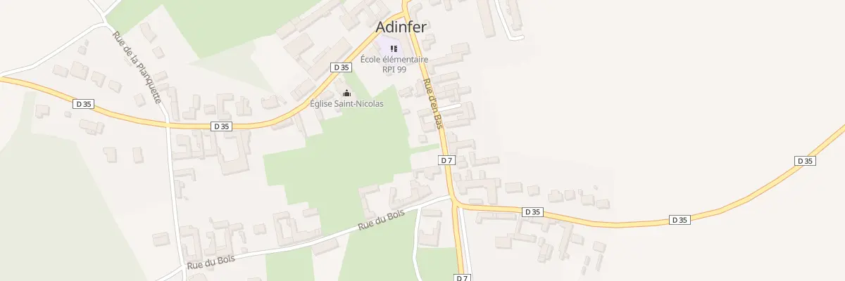 Plan du 3B Rue d’En Bas à Adinfer