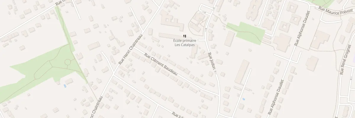 Plan du 16 Rue Clément Baudeau à Villemandeur