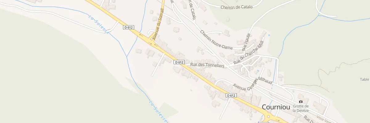 Plan du 5234 Le Village à Courniou