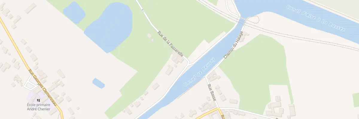Plan du 3 Rue de la Passerelle à Beuvry