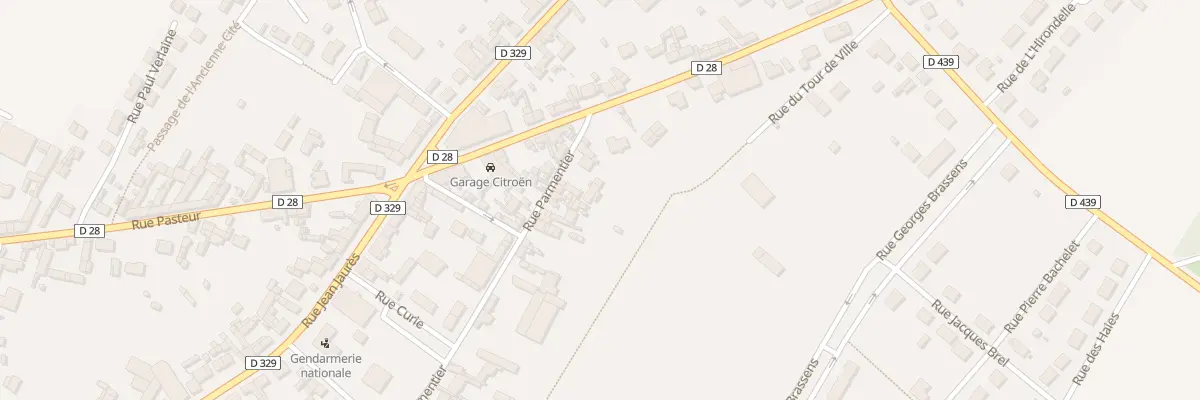 Plan du 60 Rue Parmentier à Rosières-en-Santerre