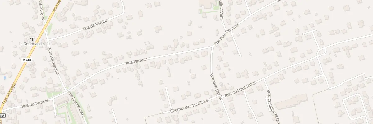 Plan du 42 Rue Pasteur à Thorigny-sur-Marne