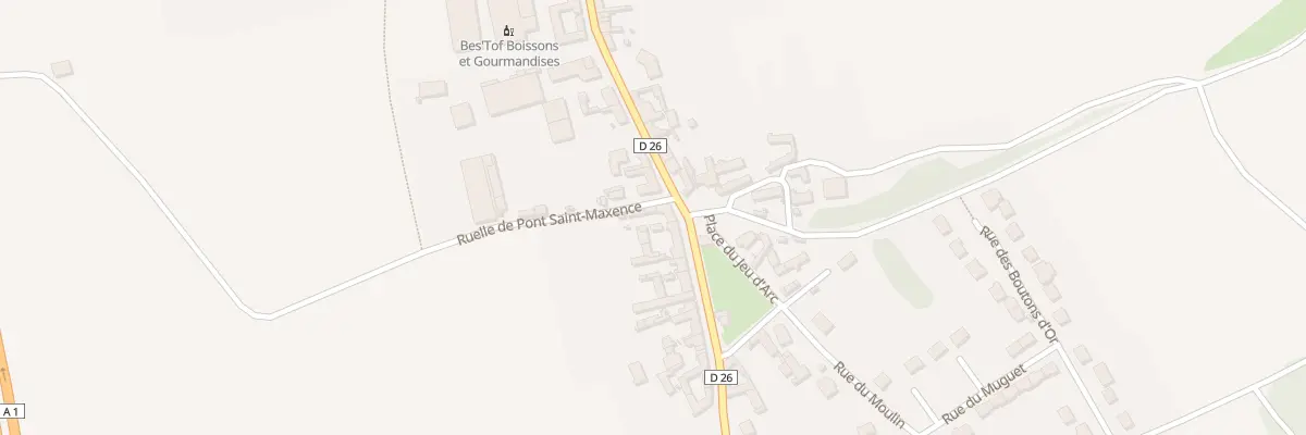Plan du 1 Rle de Pont Ste Maxence à Canly