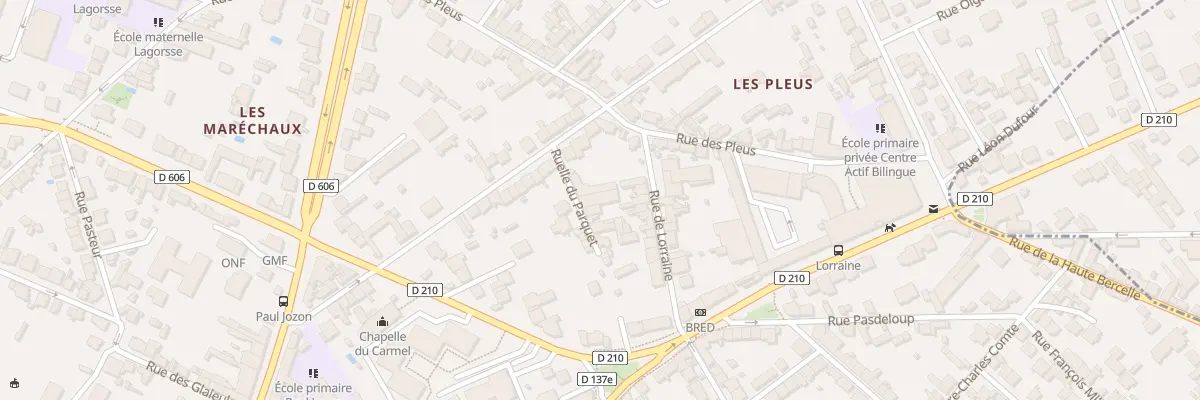 Plan du 32B Rue Paul Jozon à Fontainebleau