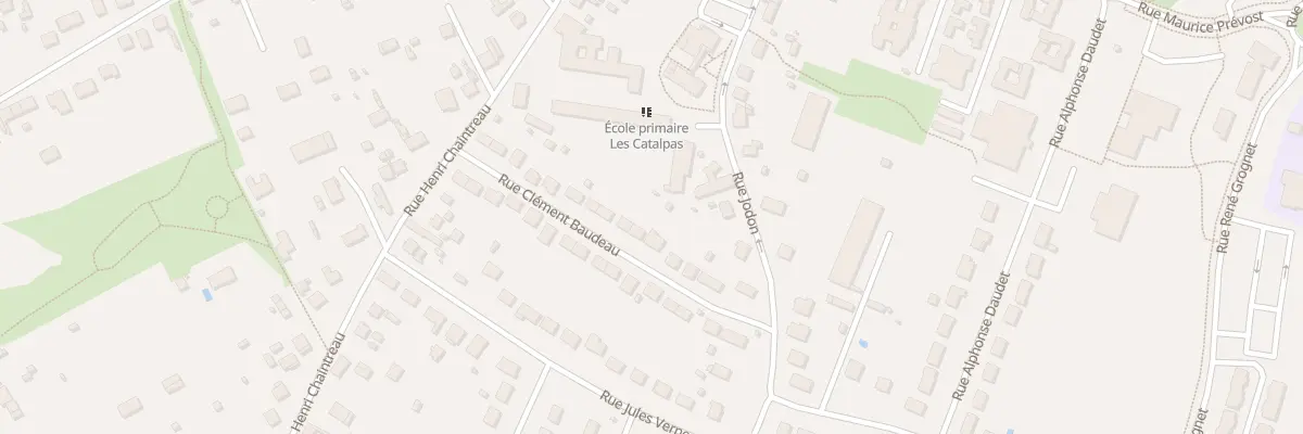 Plan du 12 Rue Clément Baudeau à Villemandeur