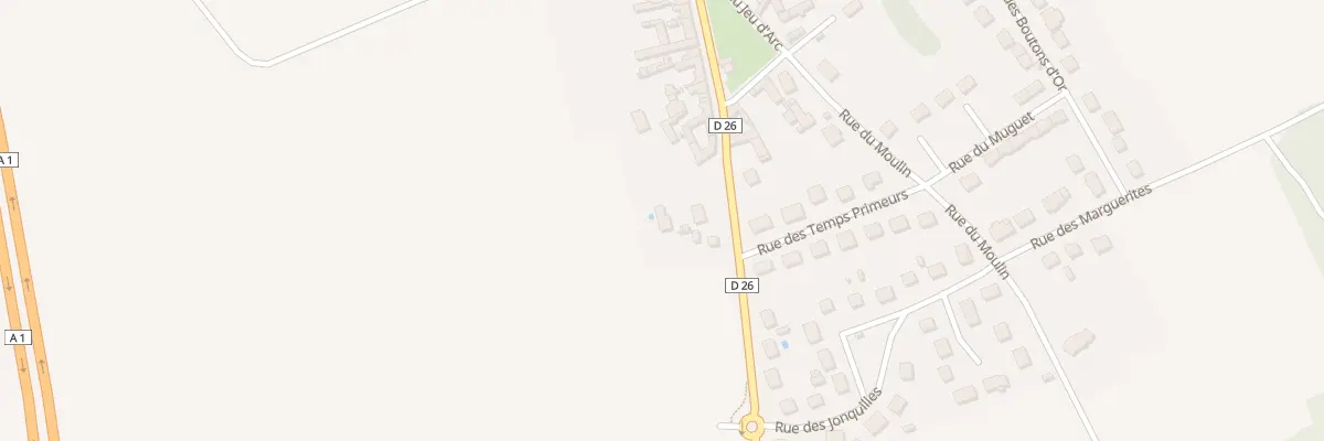 Plan du 50B Rue du Jeu d’Arc à Canly