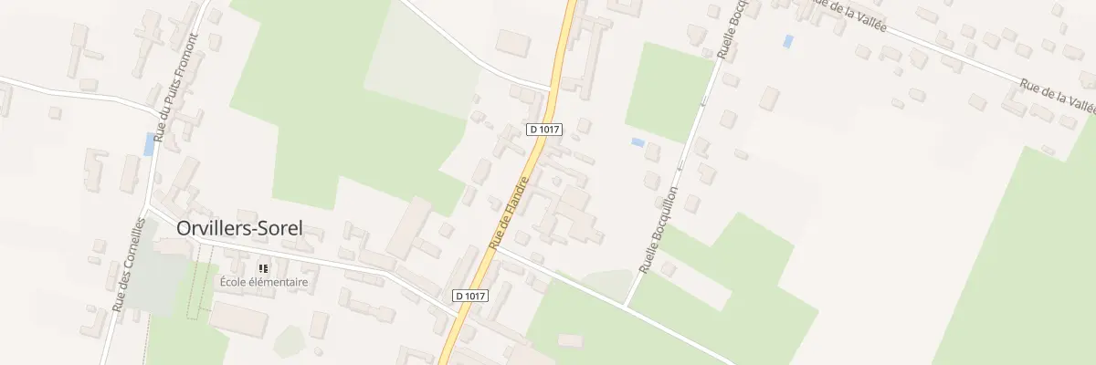 Plan du 72 Rue de Flandre à Orvillers-Sorel