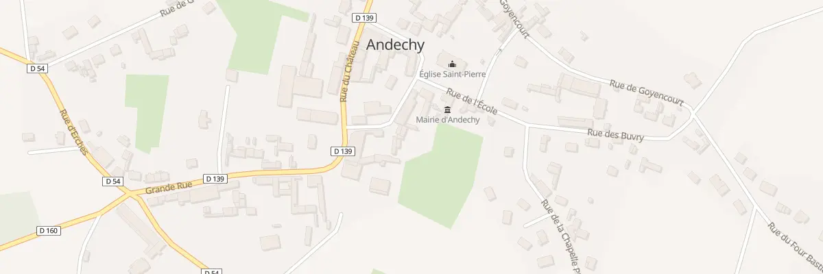 Plan du 8 Rue de l’Église à Andechy